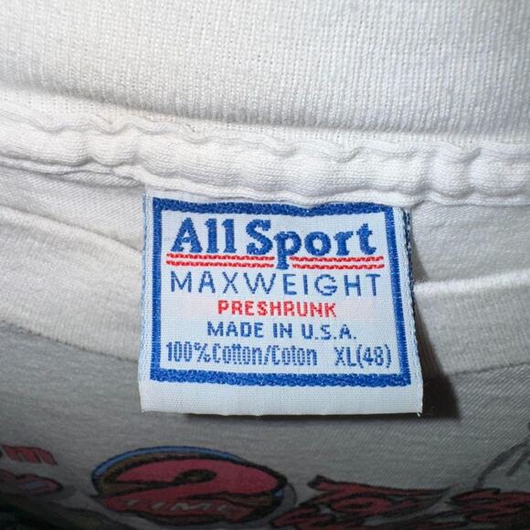 Vintage y2k 90s all over print AOP midget car nascar t-shirt - Picture 3 of 4